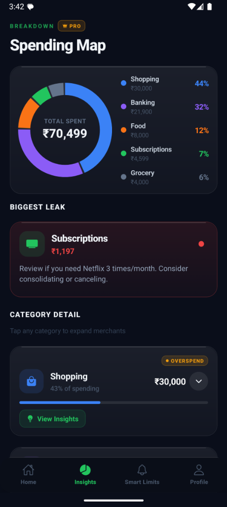 SpendVision Insights